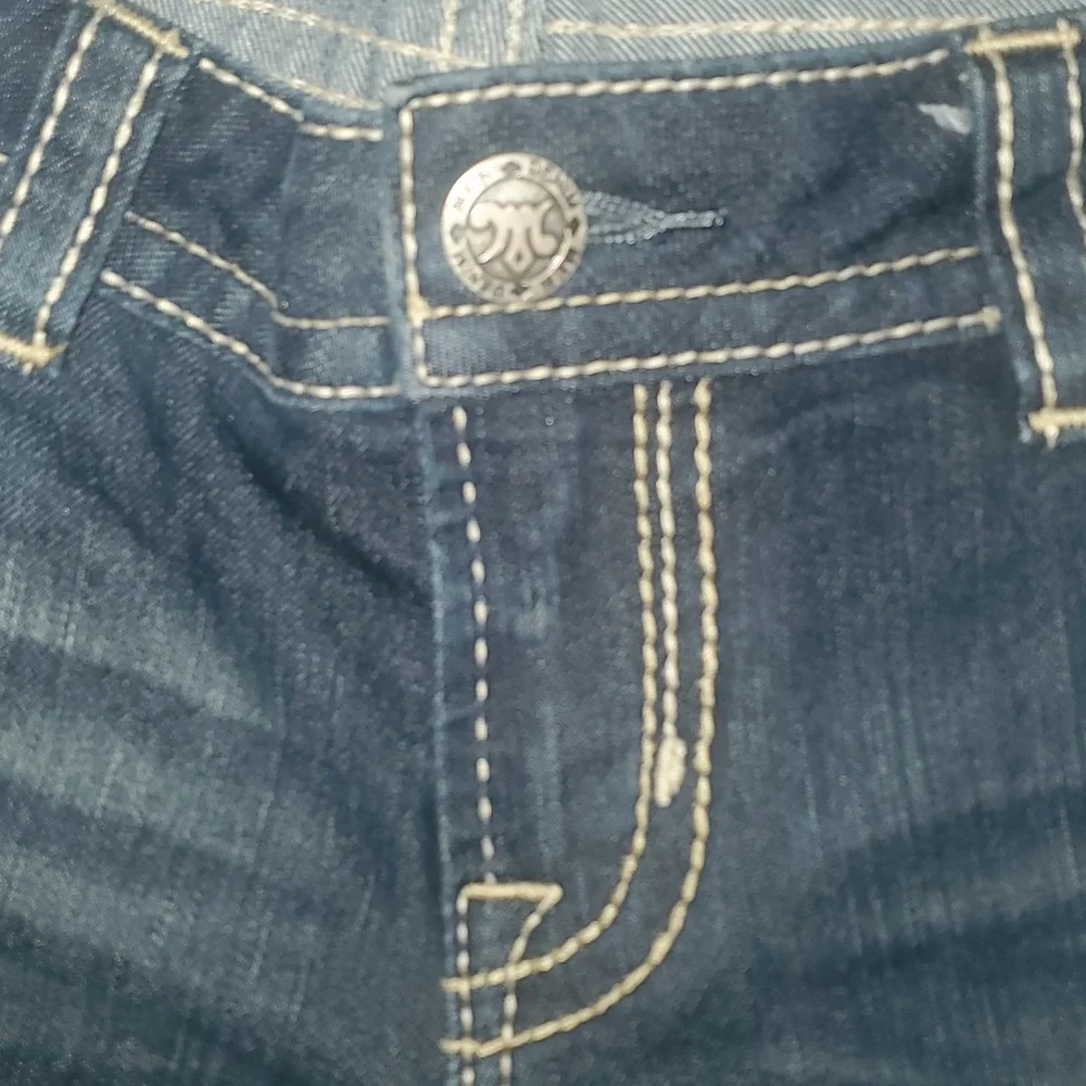 MEK Dark Blue Bootcut Women's Jeans - Picture 13 of 13